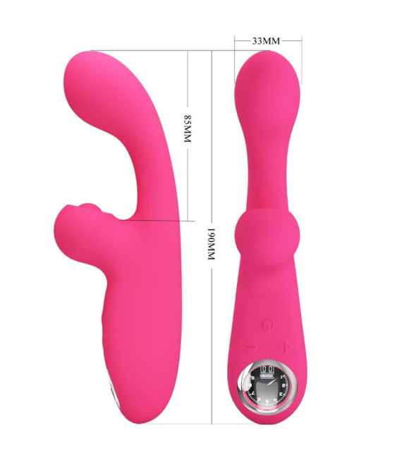 PRETTY LOVE - SKYLAR VIBRATORE STIMOLATORE ROSA