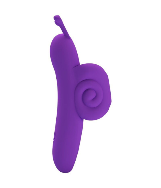 PRETTY LOVE - SNAIL POTENTE STIMOLATORE DELLE DITA VIOLA
