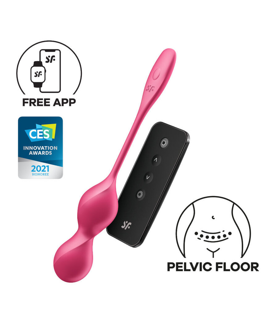 SATISFYER - LOVE BIRDS 2 SFERE KEGEL VIBRANTI + APP GRATUITA