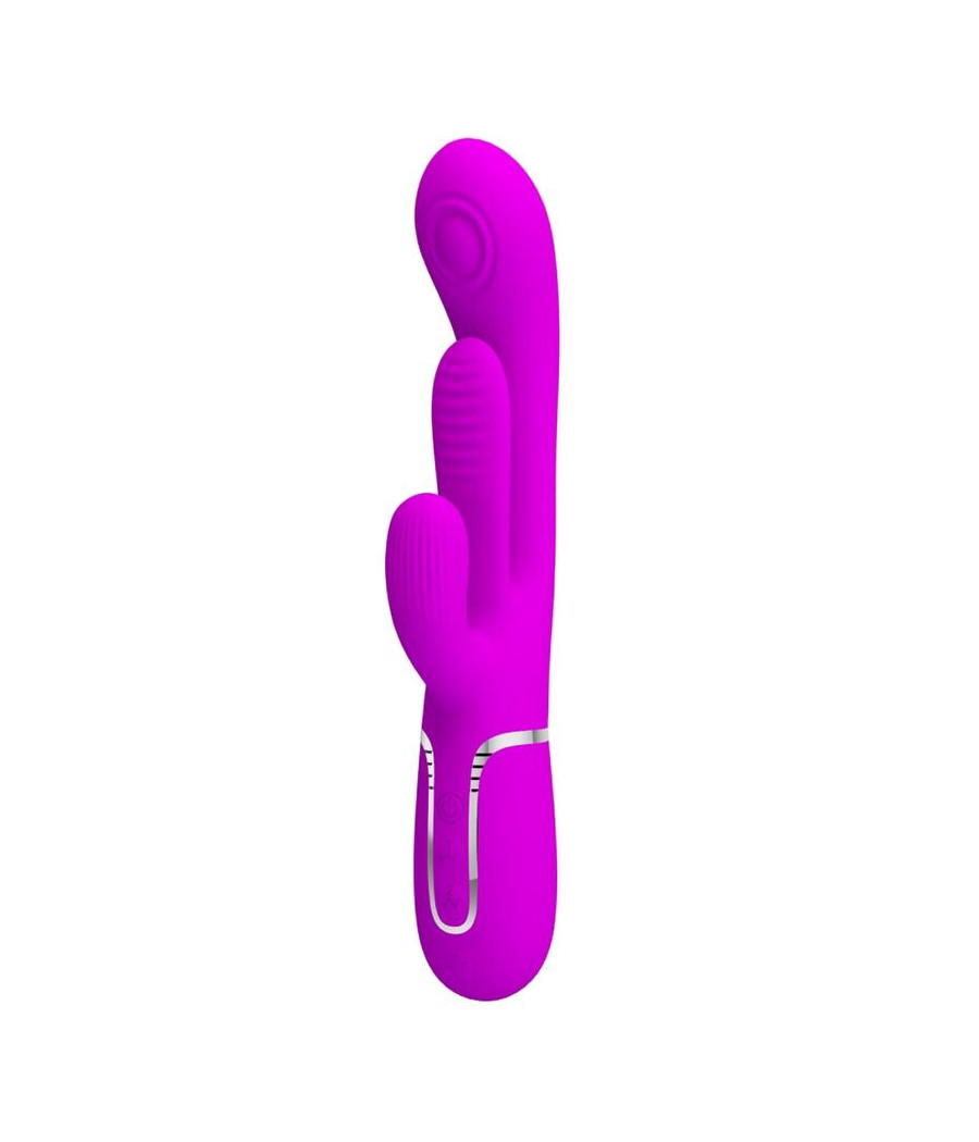 PRETTY LOVE - SHANIA VIBRATORE TRIPLO CONIGLIO MULTIFUNZIONE ROSA