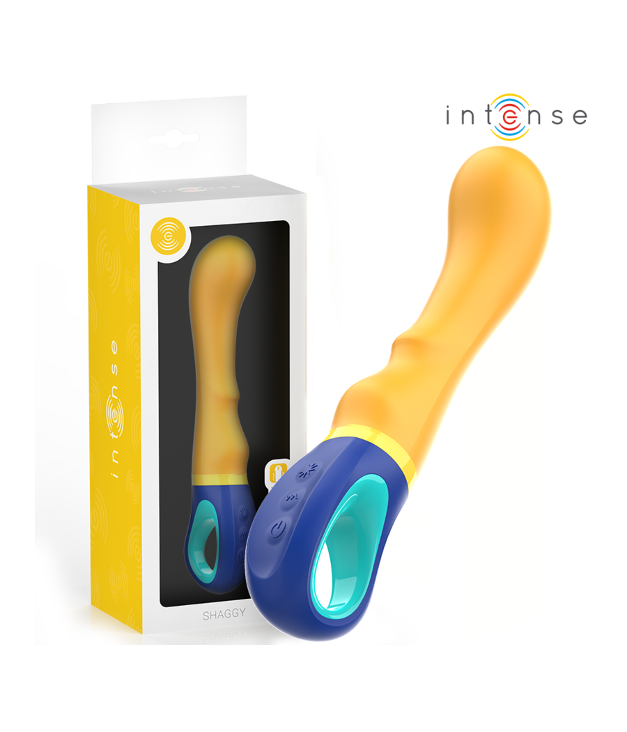 INTENSO - VIBRATORE PUNTO G SHAGGY GIALLO