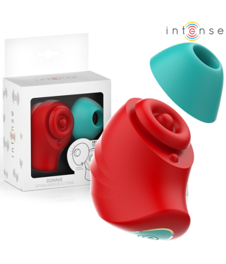 INTENSE - DONNIE STIMOLATORE CLITORIDEO ROSSO/VERDE