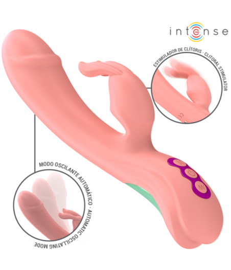INTENSE - RACHEL RABBIT VIBRATOR 5 VIBRAZIONI ROSA