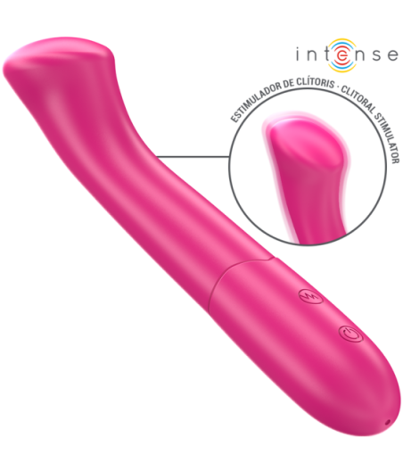 INTENSE - PATY VIBRATORE 19 CM FLESSIBILE 10 VIBRAZIONI MODELLO 2 ROSA