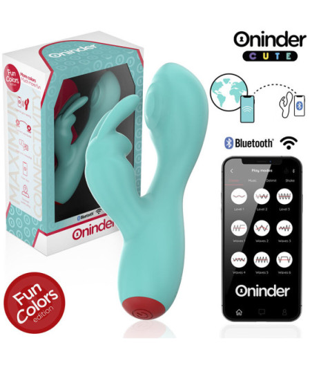 ONINDER CUTE - VIBRATORE CLITORIDEO PUNTO G LOVE BUNNY - APP GRATUITA IN TUTTO IL MONDO