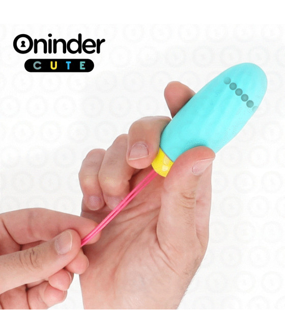 ONINDER CUTE - UOVO VIBRANTE LOVE PLEASURE - GEMME ROTANTI IN SILICONE - APP GLOBALE GRATUITA