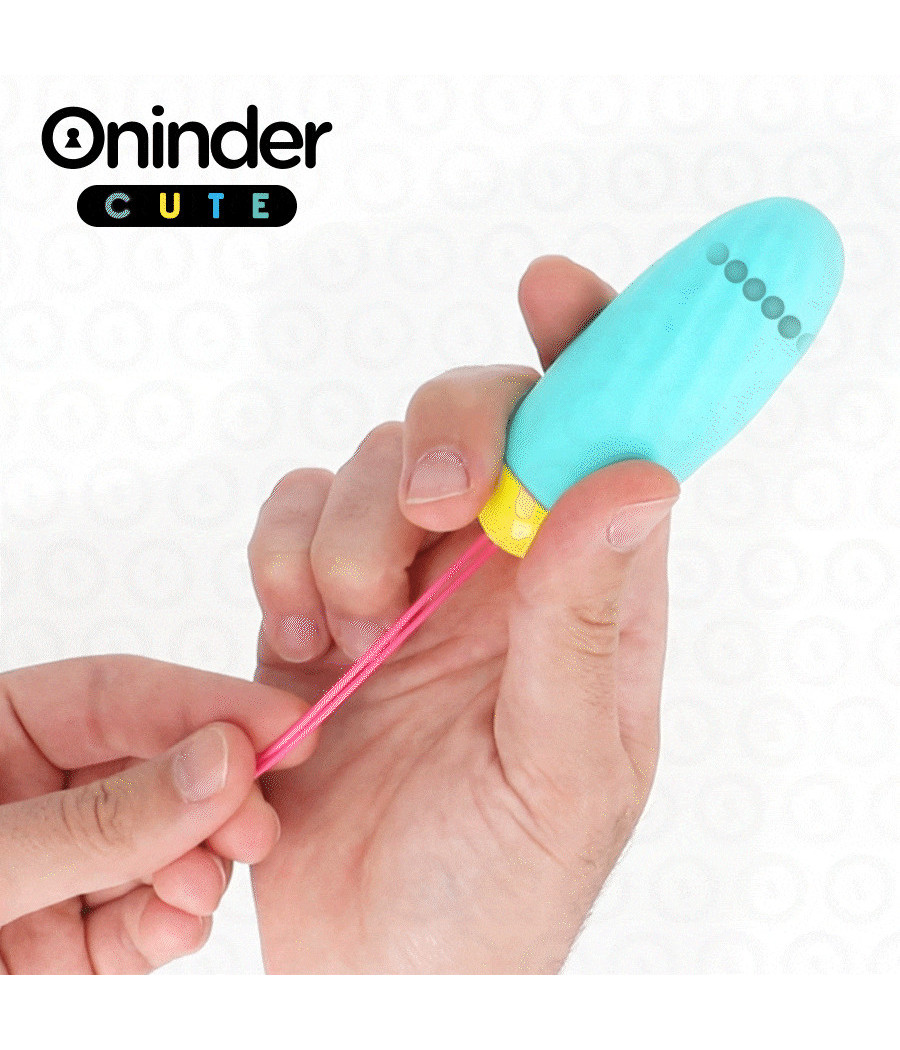 ONINDER CUTE - UOVO VIBRANTE LOVE PLEASURE - GEMME ROTANTI IN SILICONE - APP GLOBALE GRATUITA