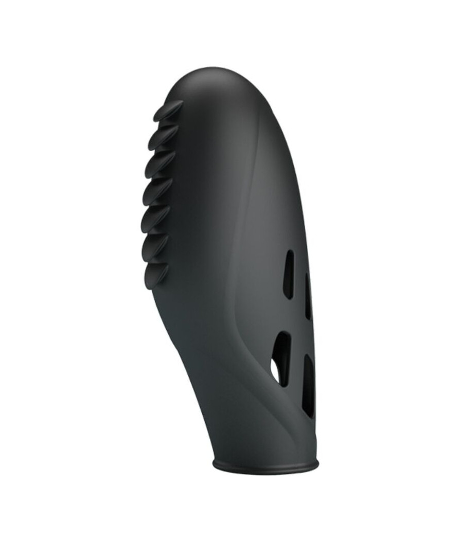 PRETTY LOVE - VIBRATORE DA DITO IN SILICONE GILO NERO