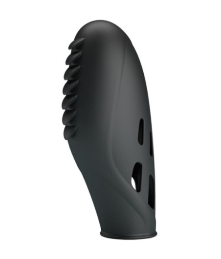 PRETTY LOVE - VIBRATORE DA DITO IN SILICONE GILO NERO