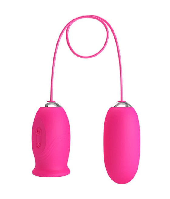 PRETTY LOVE - Ovulo vibrante a forma di margherita + lingua stimolante per il clitoride ROSA
