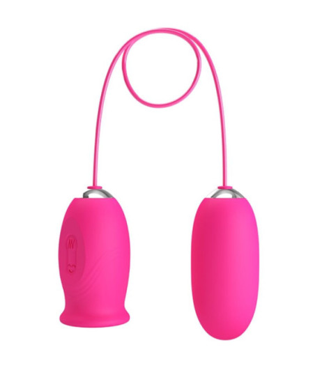 PRETTY LOVE - Ovulo vibrante a forma di margherita + lingua stimolante per il clitoride ROSA