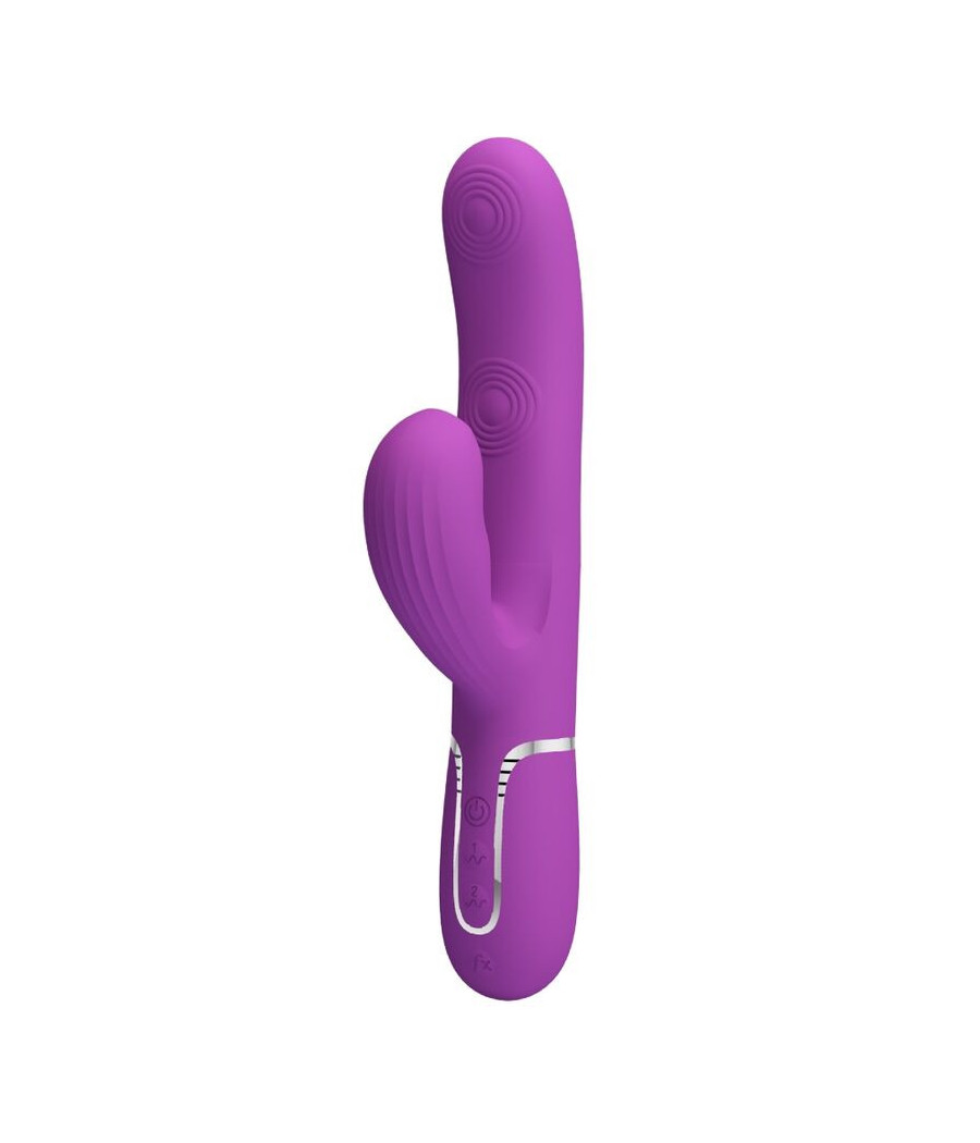 PRETTY LOVE - PERLITA 3 IN 1 VIBRATORE MULTIFUNZIONE CONIGLIO VIOLA
