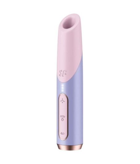 SATISFYER - STIMOLATORE CLITORIDEO BOLD KISS WAVE ROSA / VIOLA