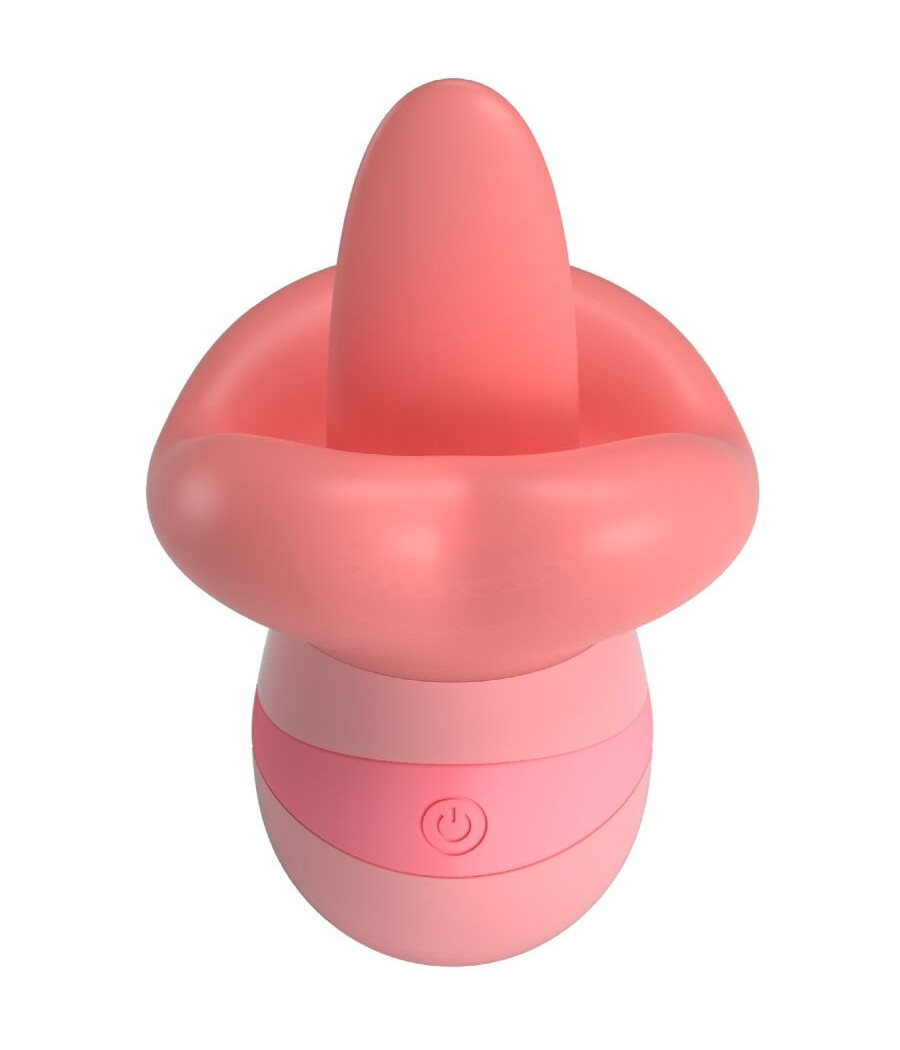 PRETTY LOVE - STIMOLATORE PER CLITORIDE LINGUA KYLEE 10 VIBRAZIONI ROSA NUDO