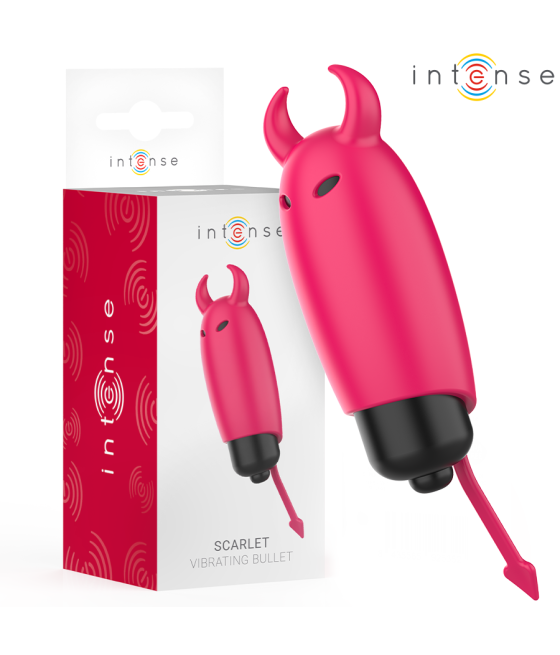 INTENSE - PROIETTILE VIBRANTE SCARLATTO RED DEMON 9,3 X 2,4 CM