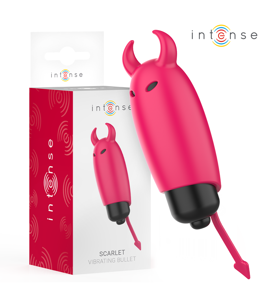 INTENSE - PROIETTILE VIBRANTE SCARLATTO RED DEMON 9,3 X 2,4 CM