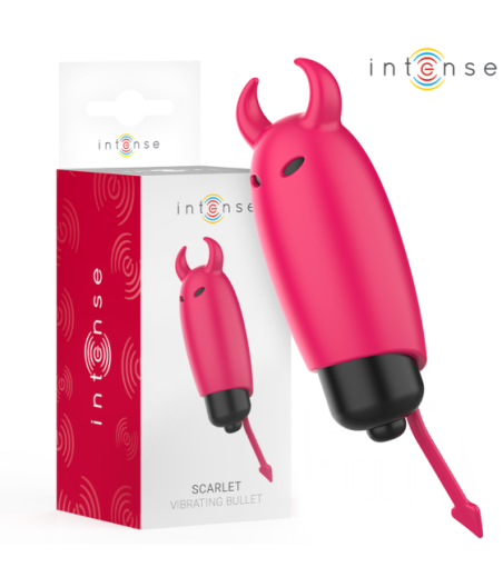 INTENSE - PROIETTILE VIBRANTE SCARLATTO RED DEMON 9,3 X 2,4 CM
