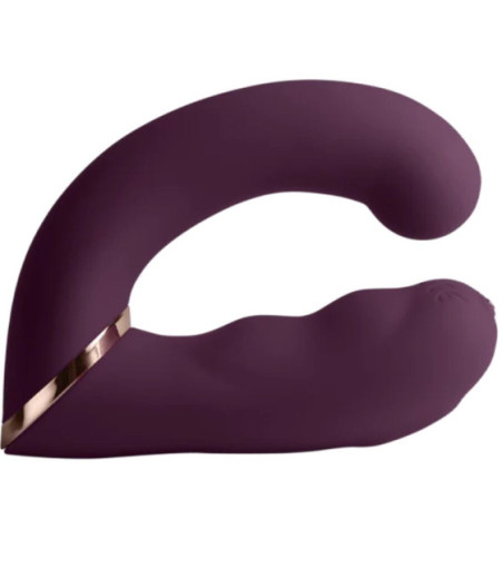 ROCKS-OFF - GEMINI DOPPIO VIBRATORE STIMOLATORE DEL CLITORIDE PUNTO G VIOLA