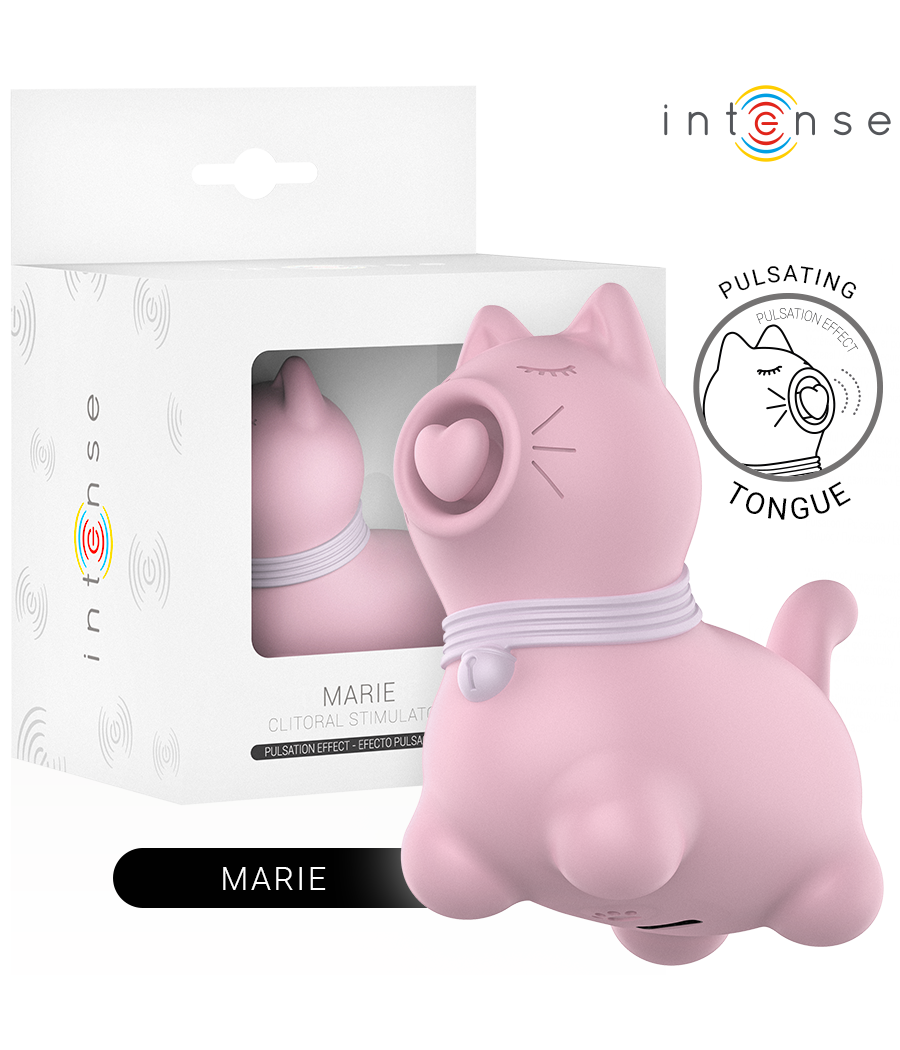 INTENSE - STIMOLATORE DELLA LINGUA CON EFFETTO PULSAZIONE MARIE PINK