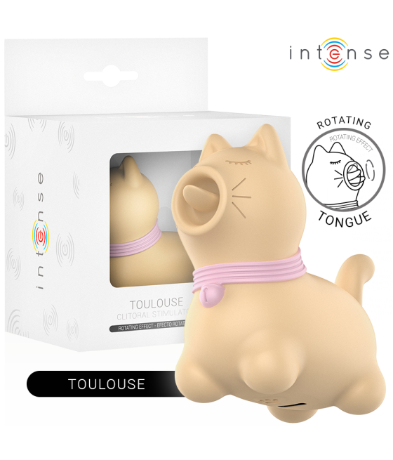 INTENSE - STIMOLATORE TOLOSA CON LINGUA ROTANTE A 360? GIALLO