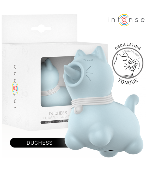 INTENSE - STIMOLATORE DUCHESS CON LINGUA ROTANTE 360? BLU