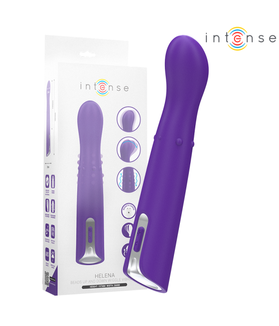 INTENSE - HELENA BEADS VIBRATORE OSCILLANTE SU E GI? 13,5 CM