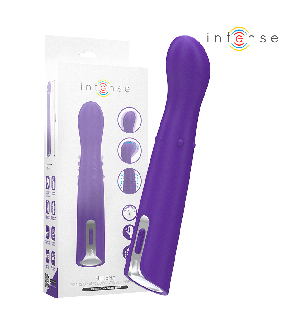 INTENSE - HELENA BEADS VIBRATORE OSCILLANTE SU E GI? 13,5 CM