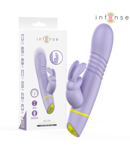 INTENSE - STIMOLATORE E VIBRATORE A SPINTA HELEN RABBIT