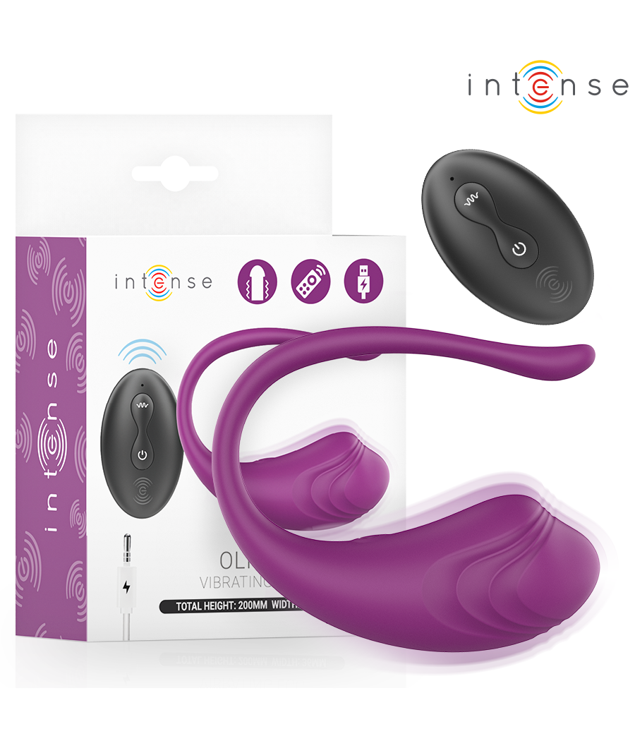 INTENSE - OLIVIA PURPLE UOVO VIBRANTE CON TELECOMANDO