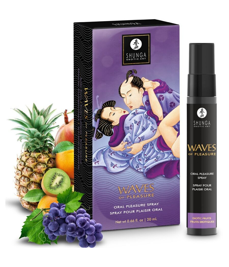 SHUNGA - WAVES PLEASURE SPRAY ORALE SEDUCENTE FRUTTI ESOTICI 20 ML