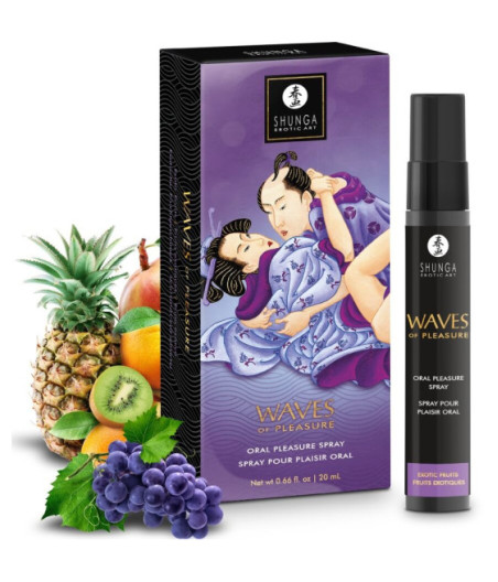 SHUNGA - WAVES PLEASURE SPRAY ORALE SEDUCENTE FRUTTI ESOTICI 20 ML
