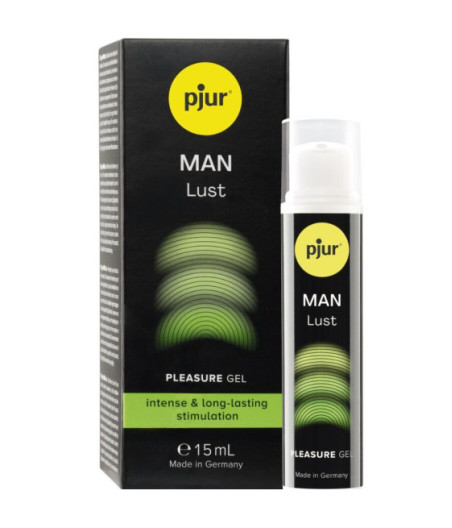 PJUR - MAN LUST PLEASURE GEL STIMOLAZIONE INTENSA E DI LUNGA DURATA 15 ML