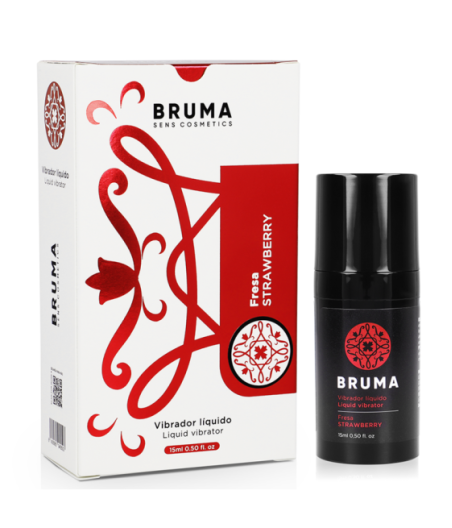 BRUMA - VIBRATORE LIQUIDO ULTRA SCORREVOLE FRAGOLA 15 ML