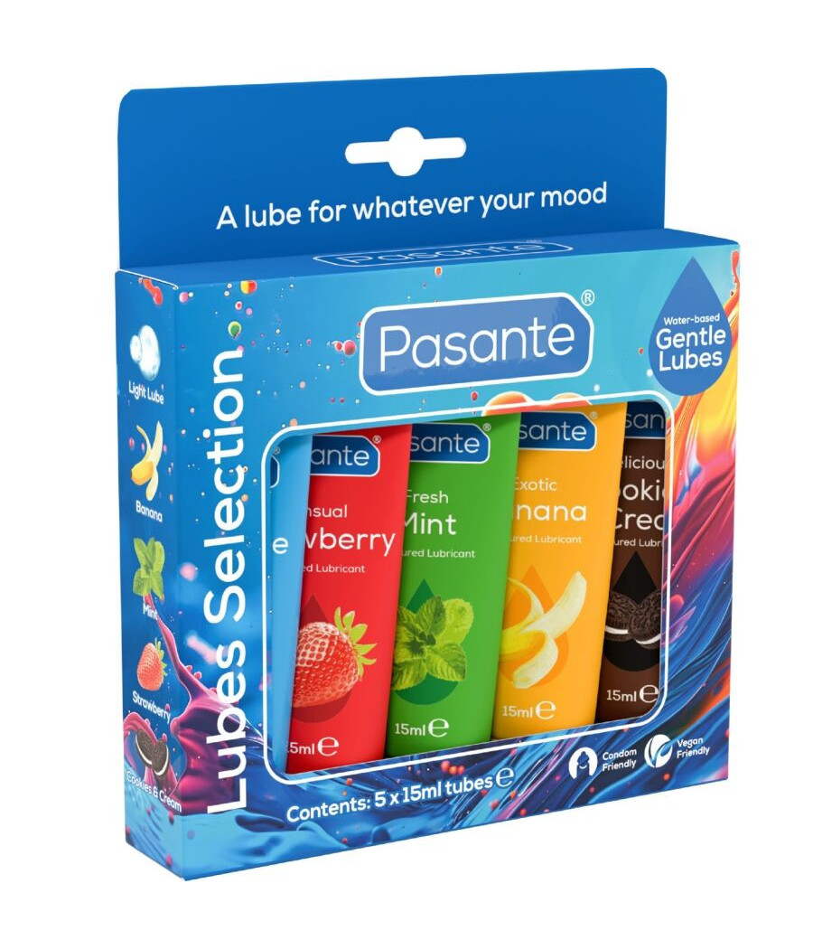 PASANTE - CONFEZIONE LUBRIFICANTI AROMI ASSORTITI 5 UNIT? X 15 ML
