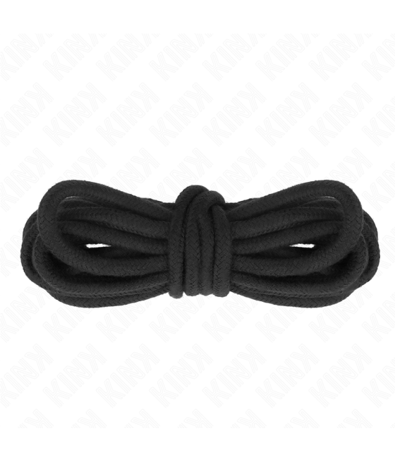 KINK - CORDA IN COTONE 10 METRI NERA
