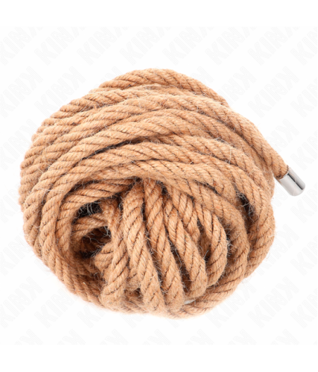 KINK - CORDA DI CANAPA CON TESTA IN METALLO 10 METRI