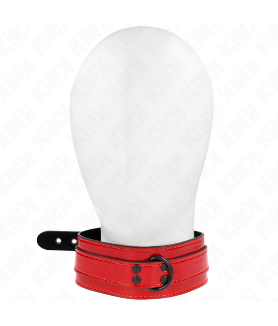 KINK - COLLANA REGOLABILE VINO ROSSO 37,5-49,5 CM X 5 CM