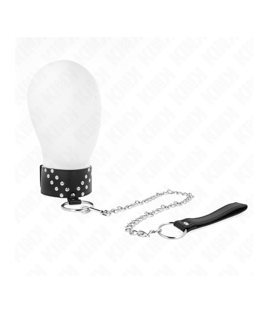 KINK - COLLANA CON CINTURA 65 CM CON RIVETTO A V REGOLABILE 36-43 CM X 5 CM