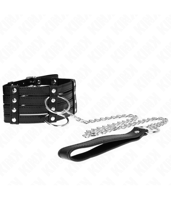 KINK - COLLANA CON CINTURA 65 CM STILE SUB REGOLABILE 35-51 CM X 7 CM