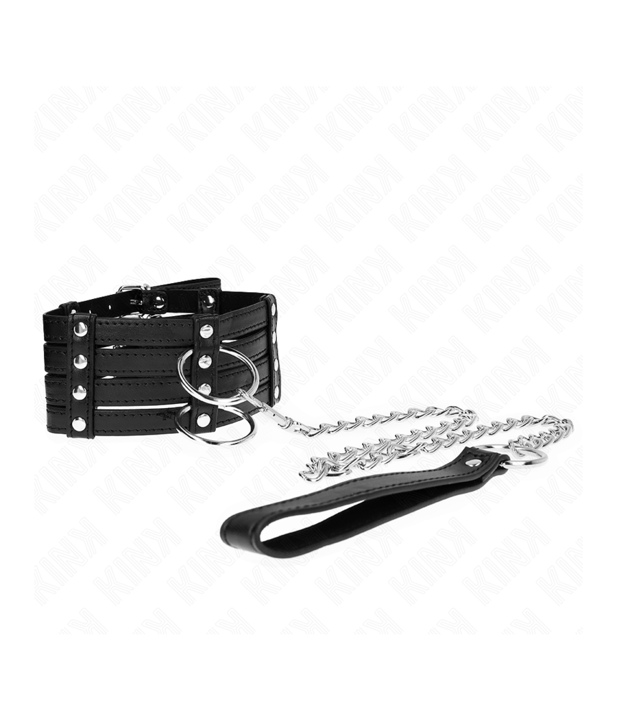 KINK - COLLANA CON CINTURA 65 CM STILE SUB REGOLABILE 35-51 CM X 7 CM