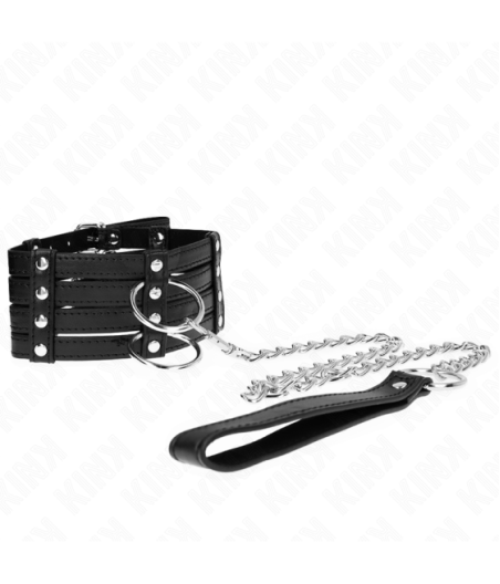 KINK - COLLANA CON CINTURA 65 CM STILE SUB REGOLABILE 35-51 CM X 7 CM