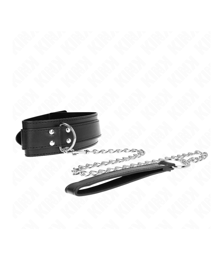 KINK - COLLANA CON CINTURINO 65 CM FIBBIE ARGENTO REGOLABILE 33-46 CM X 5,5 CM