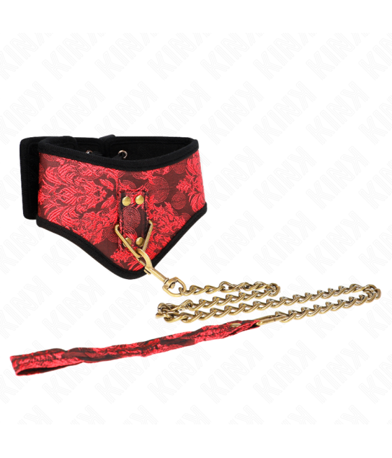 KINK - COLLANA MODELLO SCANDALO CON CINTURINO IN PIZZO 75 CM 44 X 10 CM