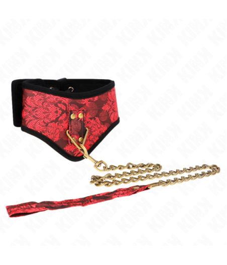 KINK - COLLANA MODELLO SCANDALO CON CINTURINO IN PIZZO 75 CM 44 X 10 CM