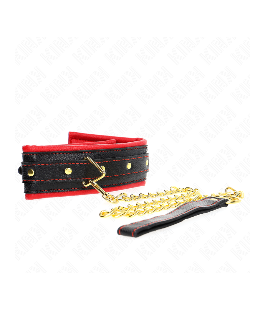 KINK - COLLANA CON CINTURINO IN SIMILPELLE SPUGNA MODELLO 2 REGOLABILE 37-54 CM X 3 CM