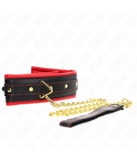 KINK - COLLANA CON CINTURINO IN SIMILPELLE SPUGNA MODELLO 2 REGOLABILE 37-54 CM X 3 CM