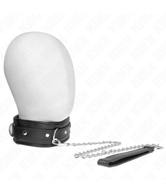 KINK - COLLANA CON CINTURINO IN SIMILPELLE SPUGNA MODELLO 3 REGOLABILE 37-54 CM X 3 CM