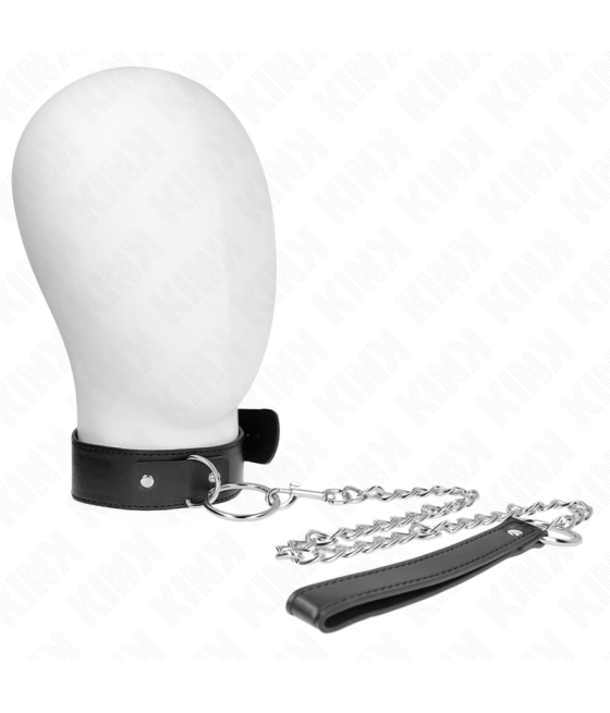 KINK - COLLARE MODELLO BASE CON GUINZAGLIO MODELLO 4 REGOLABILE 36-43 CM