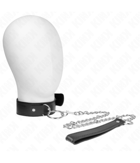 KINK - COLLARE MODELLO BASE CON GUINZAGLIO MODELLO 4 REGOLABILE 36-43 CM