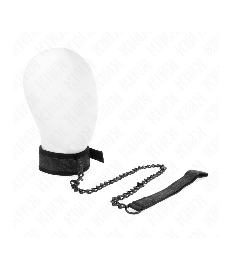 KINK - COLLARE MODELLO BASE CON GUINZAGLIO 77 CM MODELLO 5 REGOLABILE 34-54 CM X 5 CM